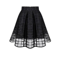 Load image into Gallery viewer, JECKSION High Waist Women Skirts Fashion Organza Skirts Zipper faldas for Ladies Tulle Skirt womens skirts