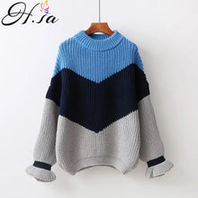 Load image into Gallery viewer, H.SA Winter Pull Sweaters Women 2017 Fashion Loose Jumpers Korean Pullovers Knitting Pullovers Thick Christmas Sweater Unif