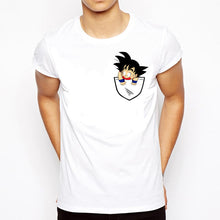 Load image into Gallery viewer, Dragon Ball T Shirt Men Summer Dragon Ball Z super son goku Slim Fit Cosplay 3D T-Shirts vegeta Tshirt Homme