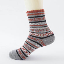 Load image into Gallery viewer, LNRRABC Winter Thick Warm Stripe Wool Socks Casual Calcetines Hombre Sock Business Male Socks