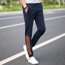 Load image into Gallery viewer, Spring Summer Mens Pants Fashion Skinny Sweatpants Mens Joggers Striped Slim Fitted Pants Gyms Clothing Plus Size 5XL Harem Pant