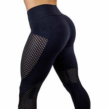 Load image into Gallery viewer, 2018 New Quick-drying Yarn Leggings  Fashion Ankle-Length Legging Fitness Black Leggins