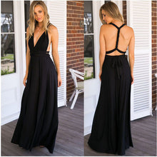 Load image into Gallery viewer, Women Convertible Multi Way Wrap Maxi Dress Backless Sexy Beach Sundress Bridesmaid Party Dresses Bandage Bodycon Long Prom Gown