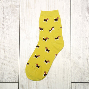 Winter Autumn New Women In Tube Sock Dog Animal Women Socks Fashion Cotton EUR35-40