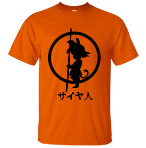 Dragon Ball Z  T Shirt  Men 2018 Summer Men Short Sleeve Shirt 100% Cotton High Quality Male T-Shirts Cartoon Anime Top Tees