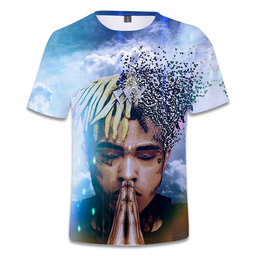 Hot New Arrive Xxxtentacion 3D t shirt Men/women Fashion Streetwear Hip Hop Style Raper Xxxtentacion 3D Print Men's t shirt Top