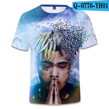 Load image into Gallery viewer, Hot New Arrive Xxxtentacion 3D t shirt Men/women Fashion Streetwear Hip Hop Style Raper Xxxtentacion 3D Print Men&#39;s t shirt Top