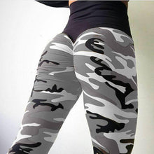 Load image into Gallery viewer, 2018 New Camo Printing Leggings Put Hip Fold Elastic High Waist Legging Breathable Slim Pants