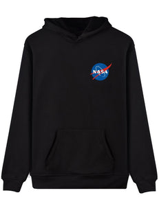 Men Women Unisex long sleeve hoodie, Men Women Unisex Blouse, Men Women Unisex NASA Hoodie, NASA letter print Blouse, Men Women Unisex fashion Long sleeve blouse