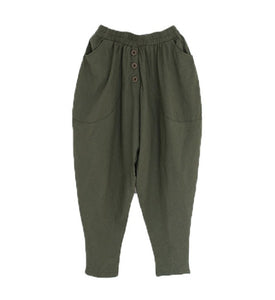 Linen Pants, Women Harem Pants