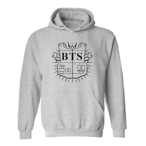 1Pcs Unisex Cap Hoodie Jung Kook Sweater Shirt Sweater